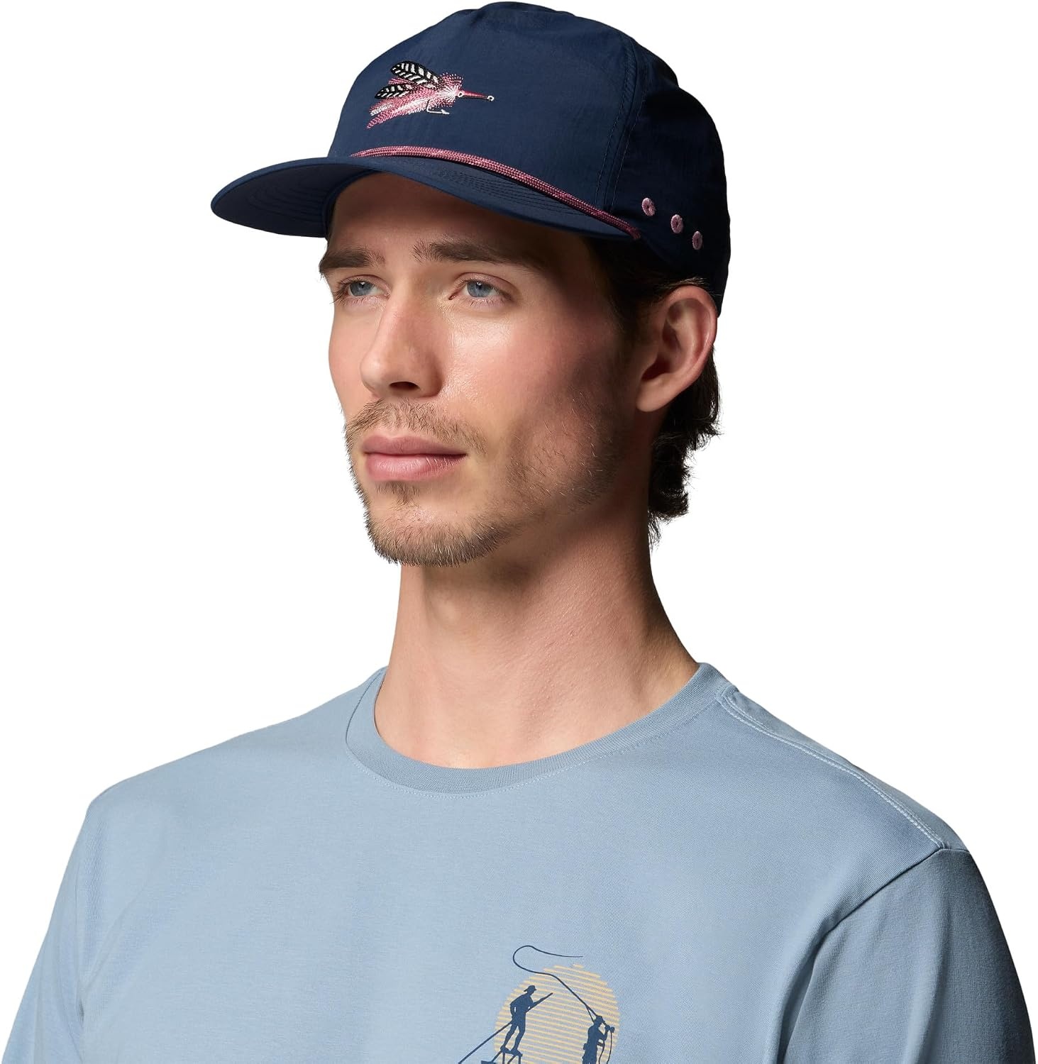 image:imageColumbia Unisex PFG Bonefish Flats Snap BackCollegiate NavyRosetteFly