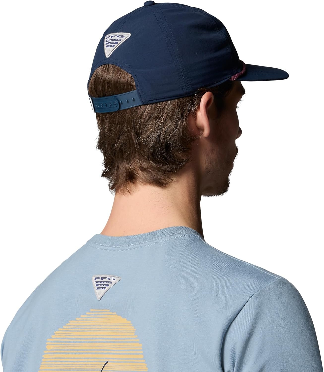 image:imageColumbia Unisex PFG Bonefish Flats Snap BackCollegiate NavyRosetteFly
