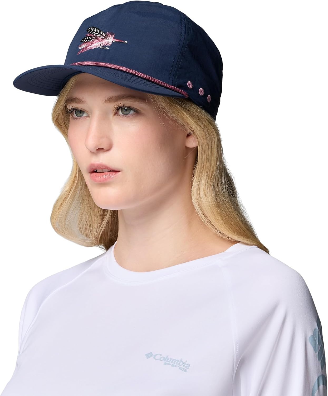 image:imageColumbia Unisex PFG Bonefish Flats Snap BackCollegiate NavyRosetteFly