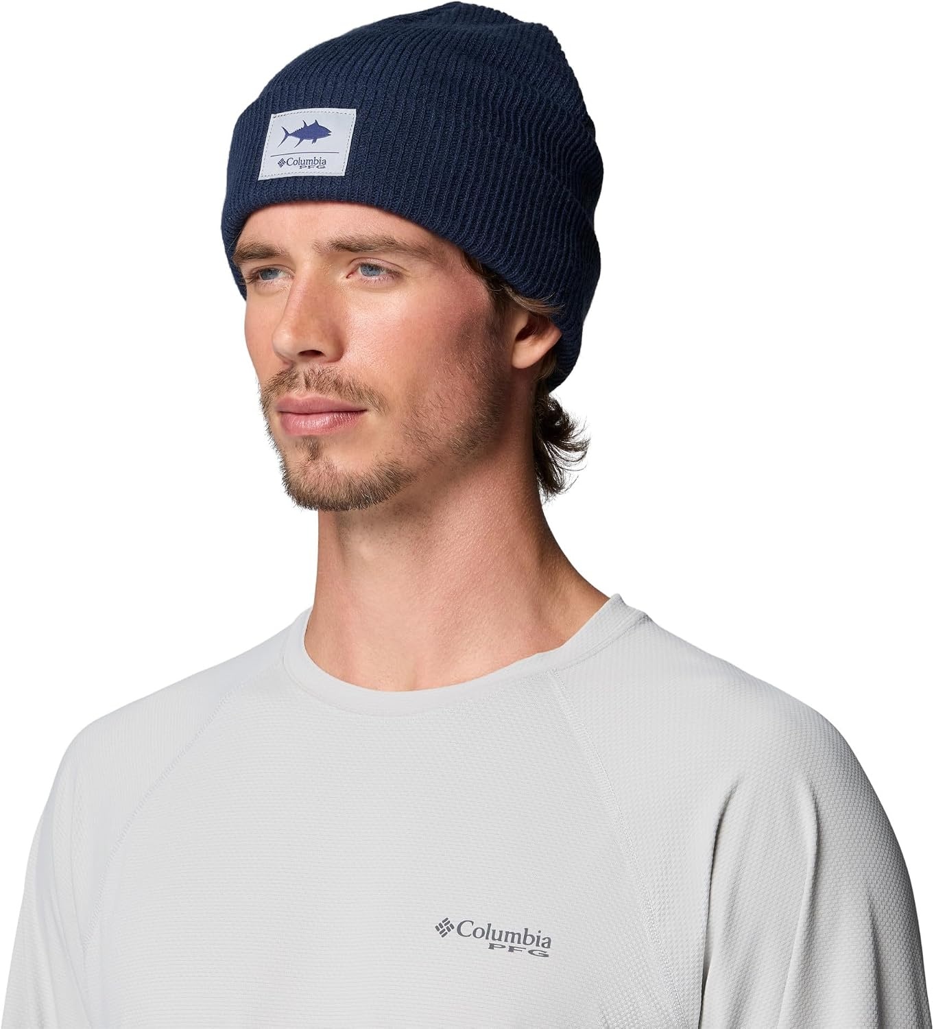 image:imageColumbia Unisex PFG Cuffed BeanieCollegiate NavyTuna Graphic