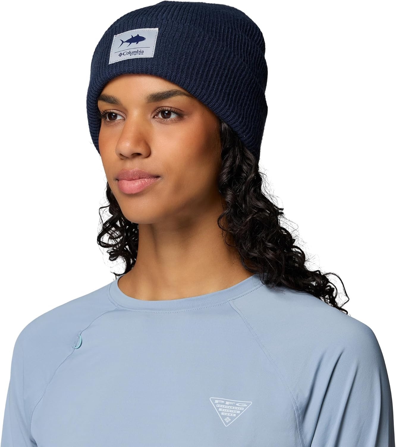 image:imageColumbia Unisex PFG Cuffed BeanieCollegiate NavyTuna Graphic