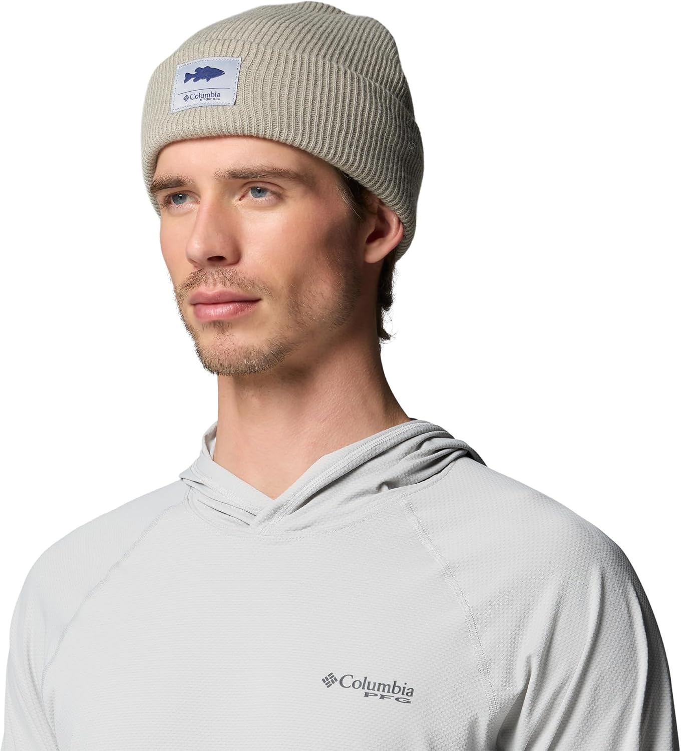 image:imageColumbia Unisex PFG Cuffed BeanieGrey GreenBass Graphic