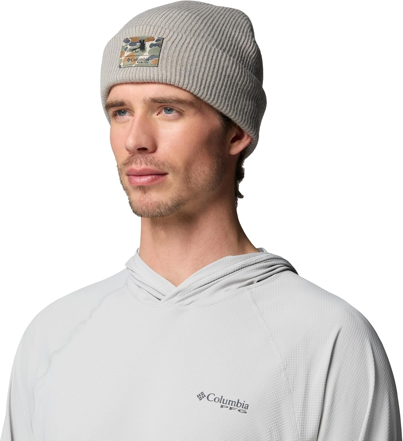 image:imageColumbia Unisex PFG Cuffed BeanieTi TitaniumDelta Hunter Fly Graphic