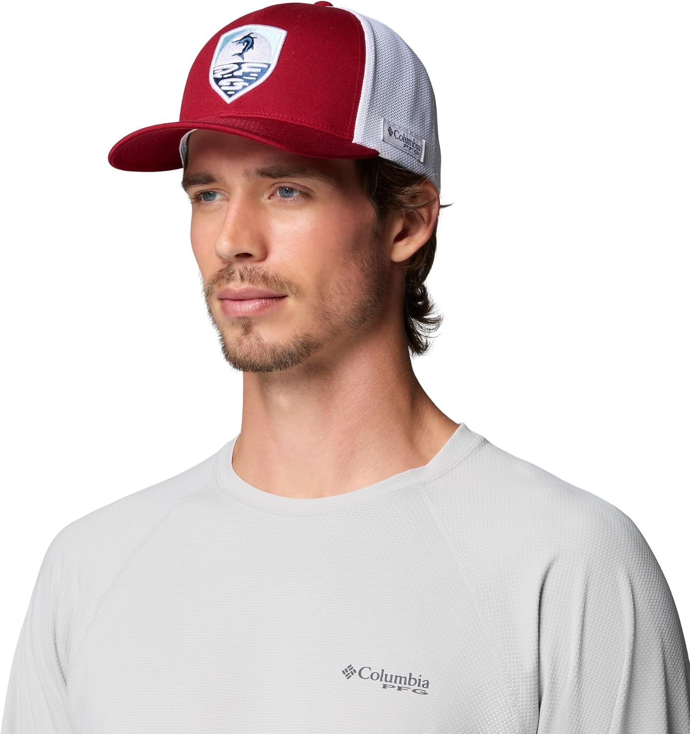 image:imageColumbia Unisex PFG Icon Mesh Ball CapBeetJumping Marlin