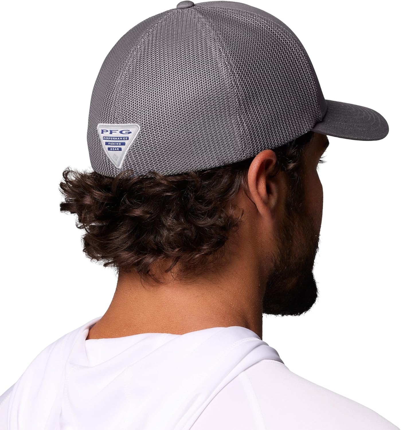 image:imageColumbia Unisex PFG Icon Mesh Ball CapTitanium IIMarlin Jumping