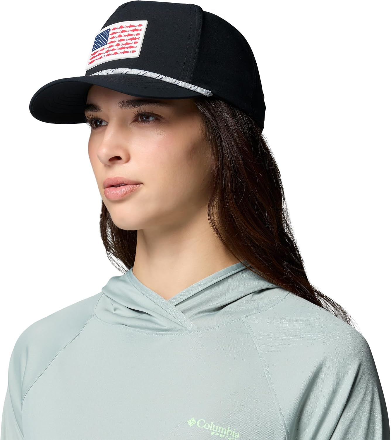 image:imageColumbia Unisex PFG Tidal Pursuit II 110 SnapbackBlackFish Flag