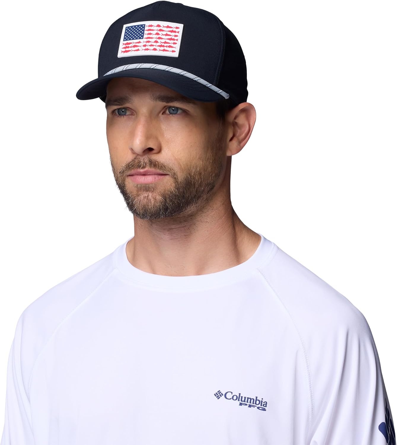 image:imageColumbia Unisex PFG Tidal Pursuit II 110 SnapbackBlackFish Flag