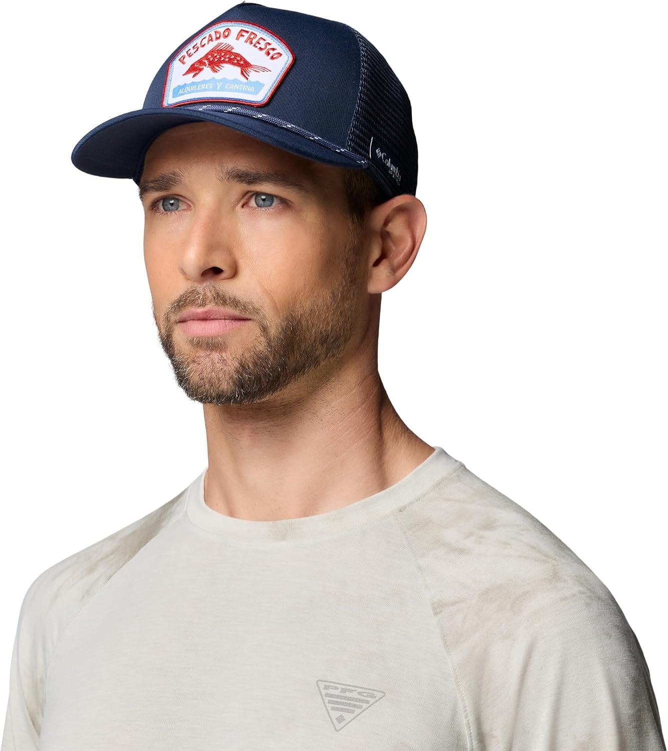 image:imageColumbia Unisex PFG Uncharted II Snap BackCollegiate NavyPescado Fresco