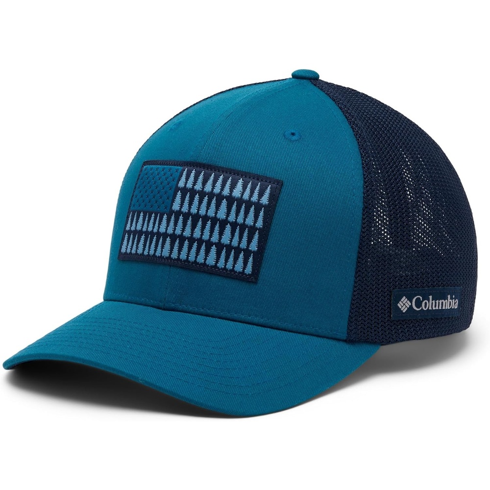 image:imageColumbia Unisex Adult PFG Logo Mesh Ball CapPhoenix BlueCollegiate Navy