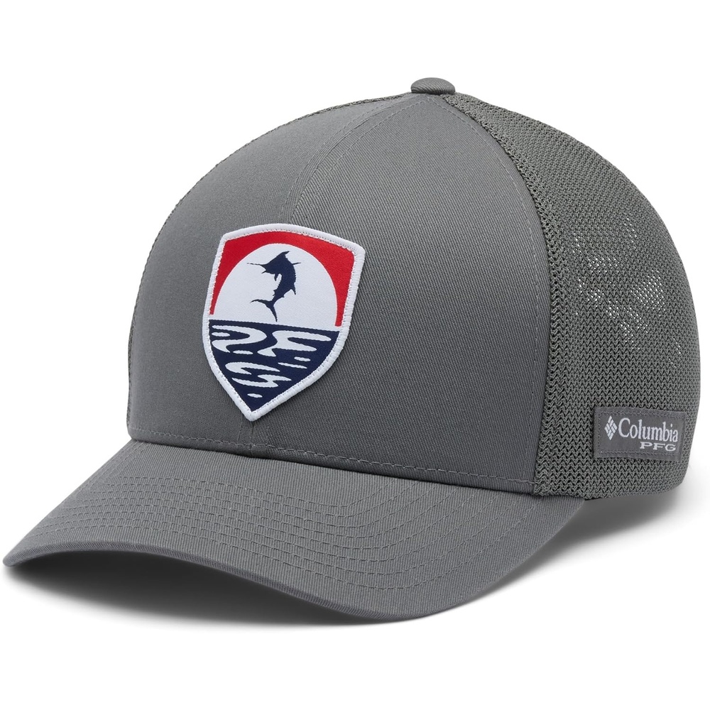 image:imageColumbia Unisex PFG Icon Mesh Ball CapTitanium IIMarlin Jumping