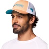 Columbia PFG Logo Mesh Ball Cap(Bright Nectar/White/Ocean Teal/Bass)