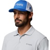 Columbia PFG Logo Mesh Ball Cap(Vivid Blue/Pfg Stacked Logo)