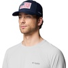 Columbia Unisex Adult PFG Ball Cap(Collegiate Navy/Fish Flag)