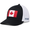 Columbia Unisex Adult PFG Logo Mesh Ball Cap(Black/Canada Flag)