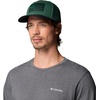 Columbia Unisex Adult PFG Logo Mesh Ball Cap(Rain Forest/Black)