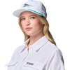 Columbia Unisex PFG Bonefish Flats Snap Back(White/Ocean Teal/Fly 1)