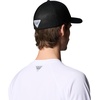 Columbia Unisex PFG Icon Mesh Ball Cap(Black/Flag Inside Fish)