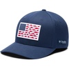 Columbia Unisex Adult PFG Ball Cap(Collegiate Navy/Fish Flag)