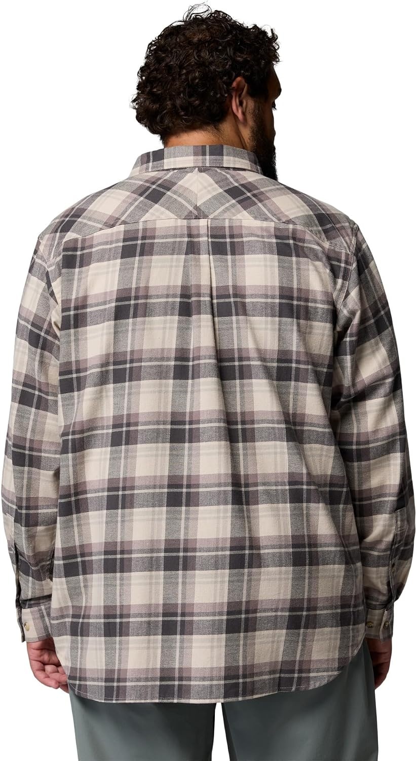 image:imageColumbia Flare Gun Stretch FlannelDark StoneDispersed Plaid