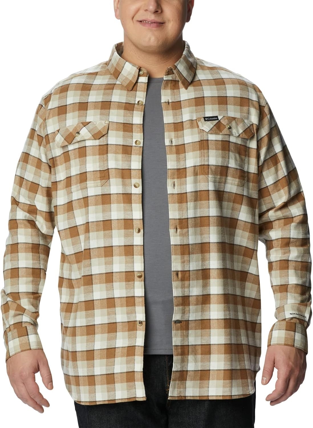 image:imageColumbia Flare Gun Stretch FlannelDelta Shadow Plaid