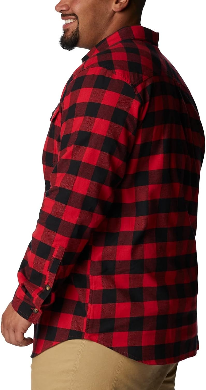image:imageColumbia Flare Gun Stretch FlannelMountain Red Twill Buffalo Check