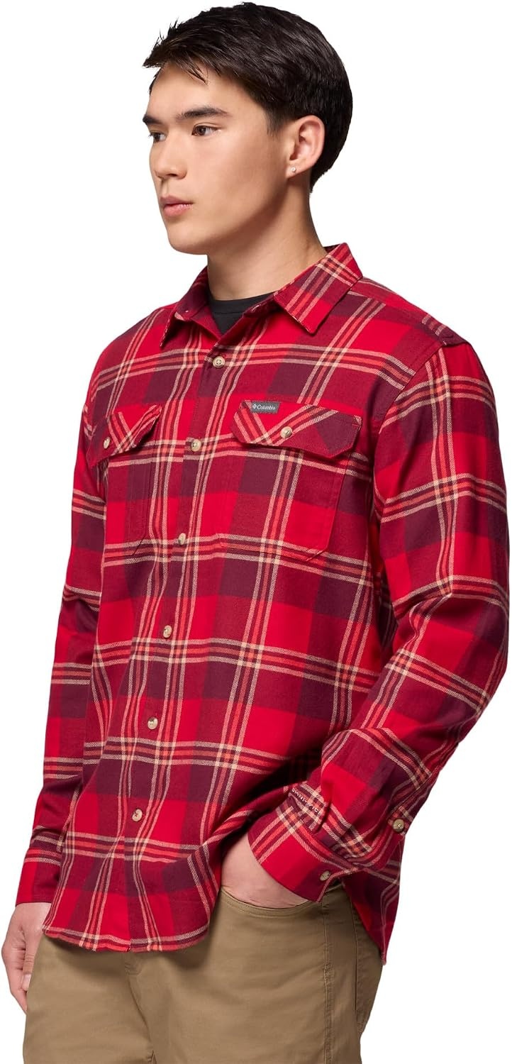 image:imageColumbia Flare Gun Stretch FlannelMtn Red Trails Edge Plaid