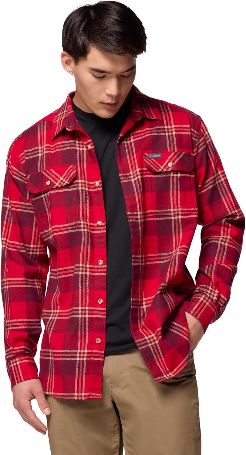 image:imageColumbia Flare Gun Stretch FlannelMtn Red Trails Edge Plaid