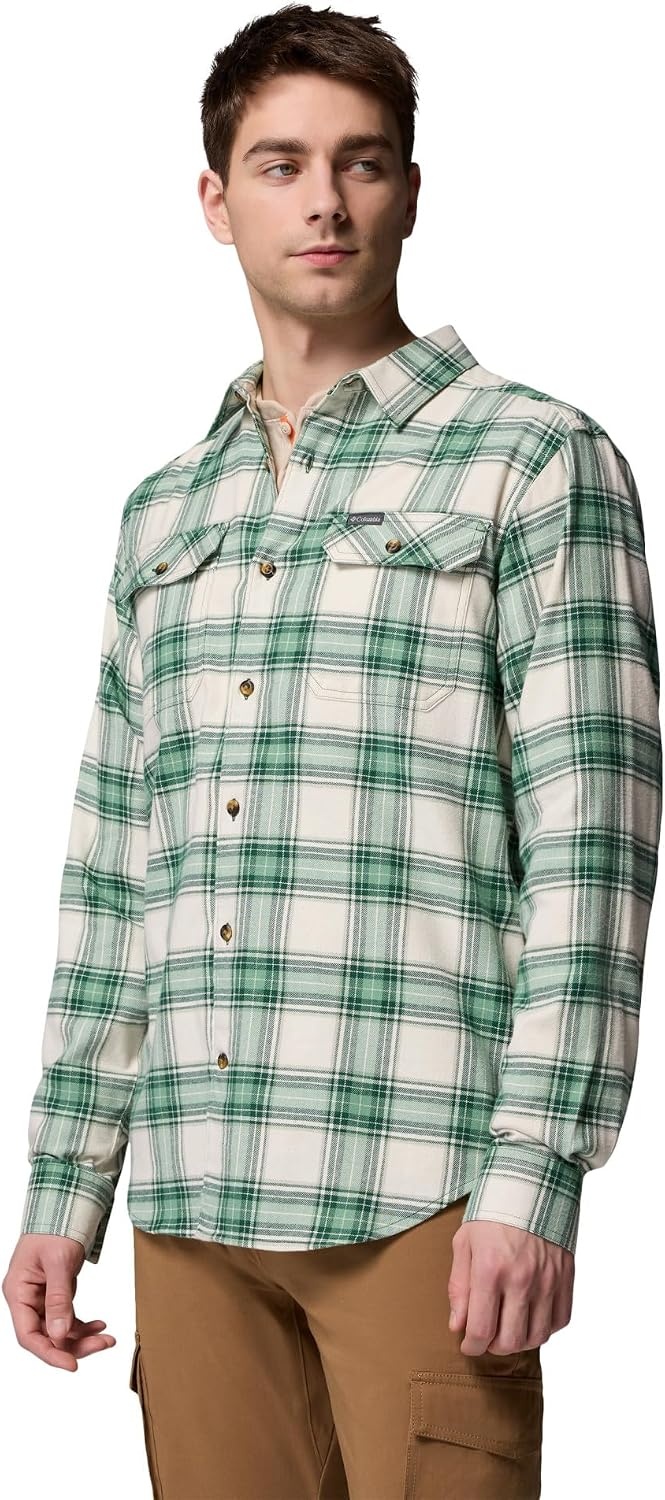 image:imageColumbia Flare Gun Stretch FlannelRain Forest Two Lane Tartan