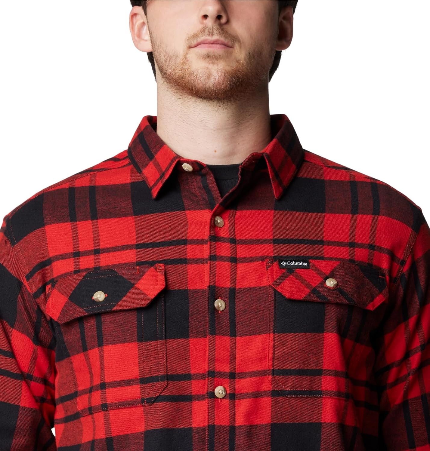 image:imageColumbia Flare Gun Stretch FlannelSail Red River Crossing Plaid