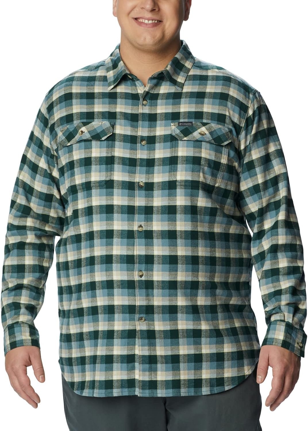 image:imageColumbia Flare Gun Stretch FlannelSpruce Shadow Plaid