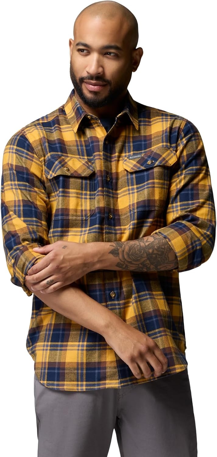image:imageColumbia Flare Gun Stretch FlannelSquash Dispersed Plaid