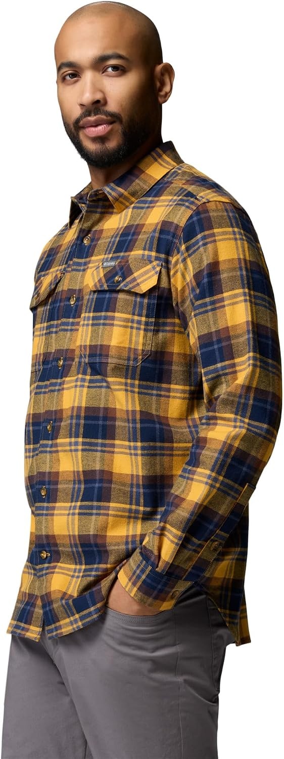 image:imageColumbia Flare Gun Stretch FlannelSquash Dispersed Plaid
