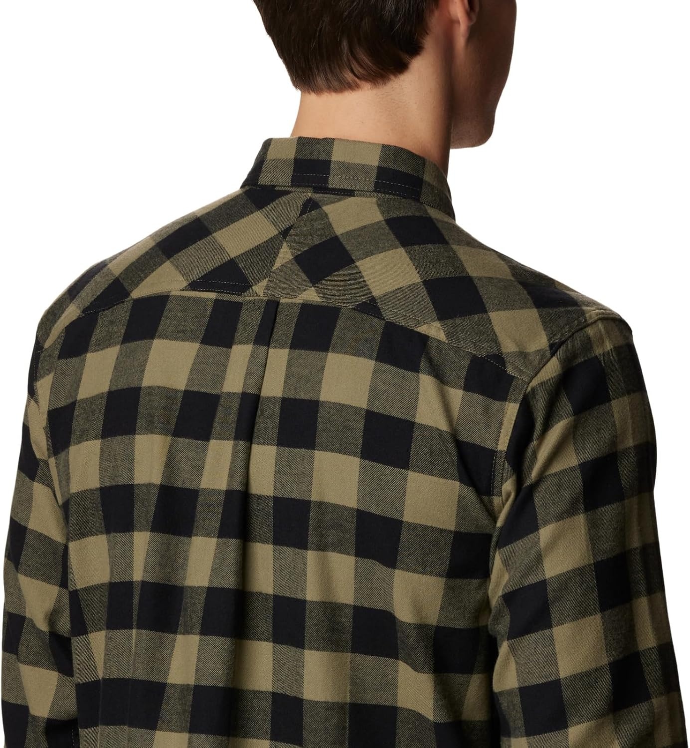 image:imageColumbia Flare Gun Stretch FlannelStone Green Buffalo Check