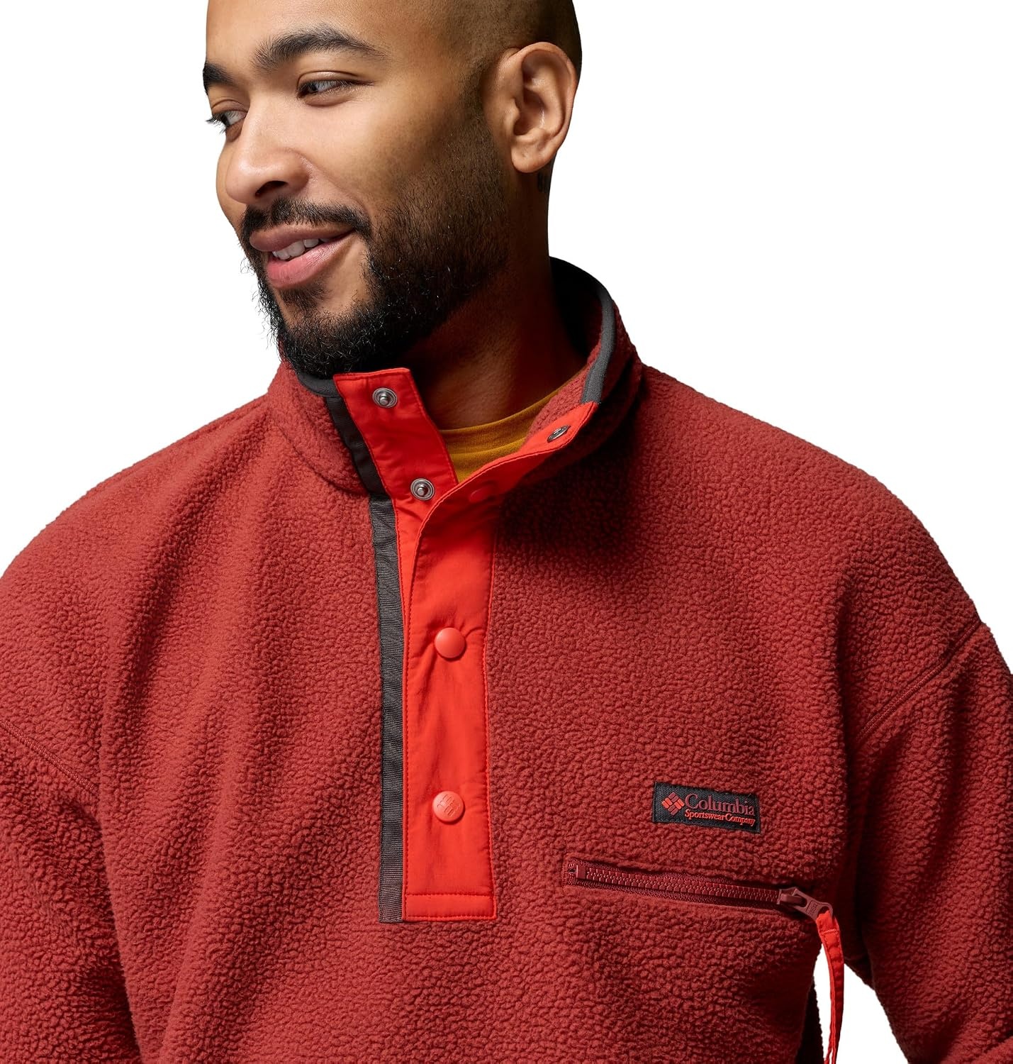 image:imageColumbia Helvetia II Half Snap FleeceRed Oxide