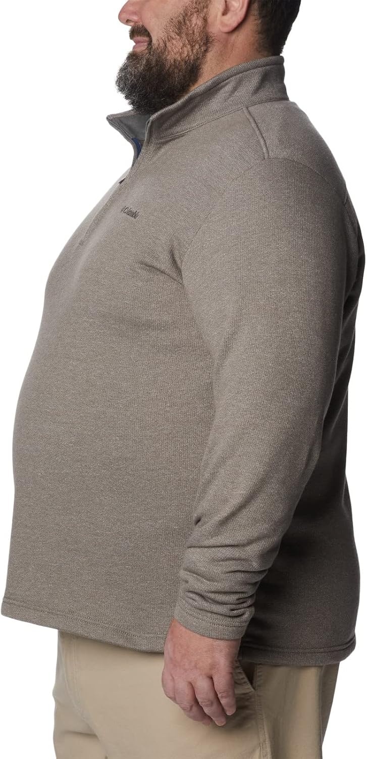 image:imageColumbia Mens Big Great Hart Mountain III Big amp Tall Half ZipBoulder Heather