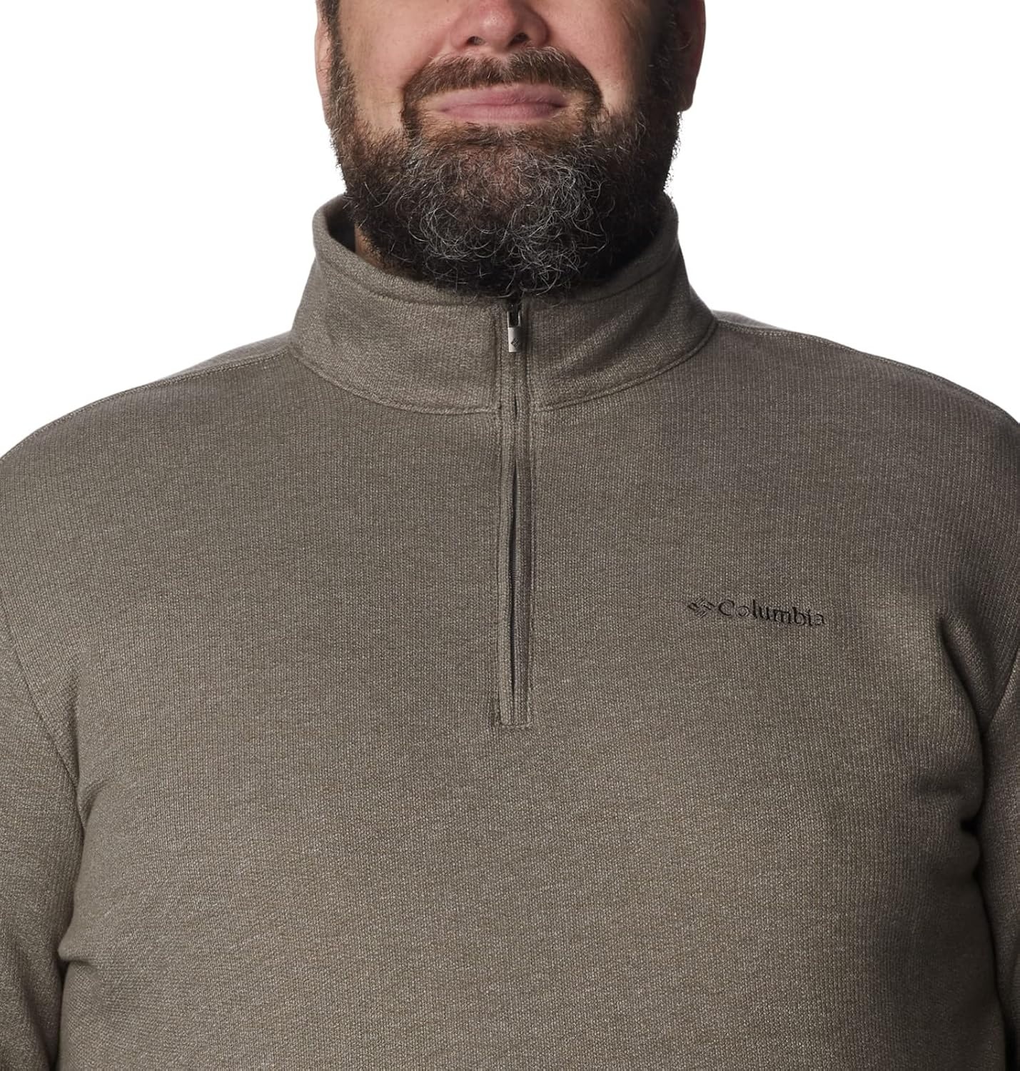 image:imageColumbia Mens Big Great Hart Mountain III Big amp Tall Half ZipBoulder Heather
