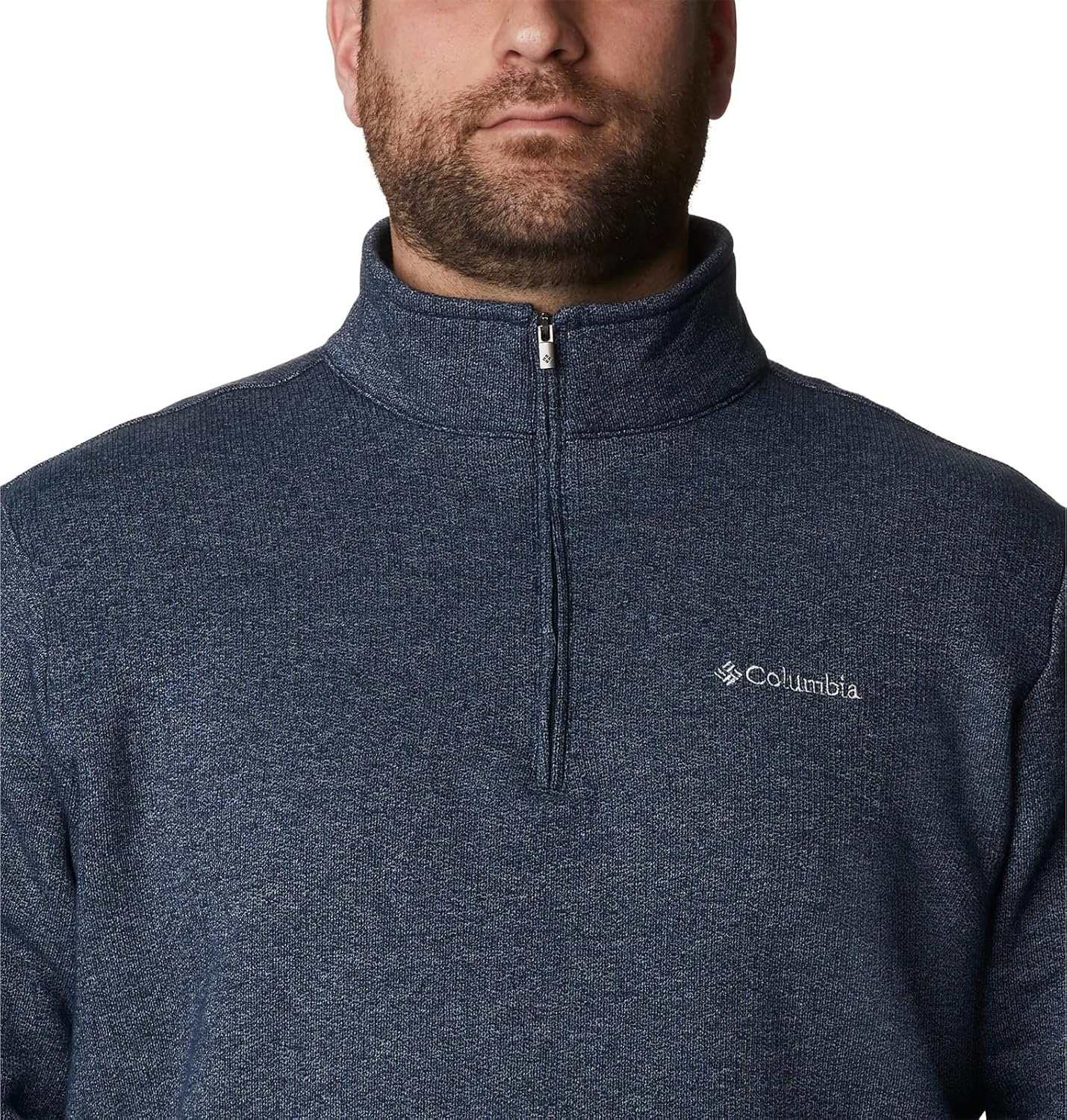 image:imageColumbia Mens Big Great Hart Mountain III Big amp Tall Half ZipCollegiate Navy Solid