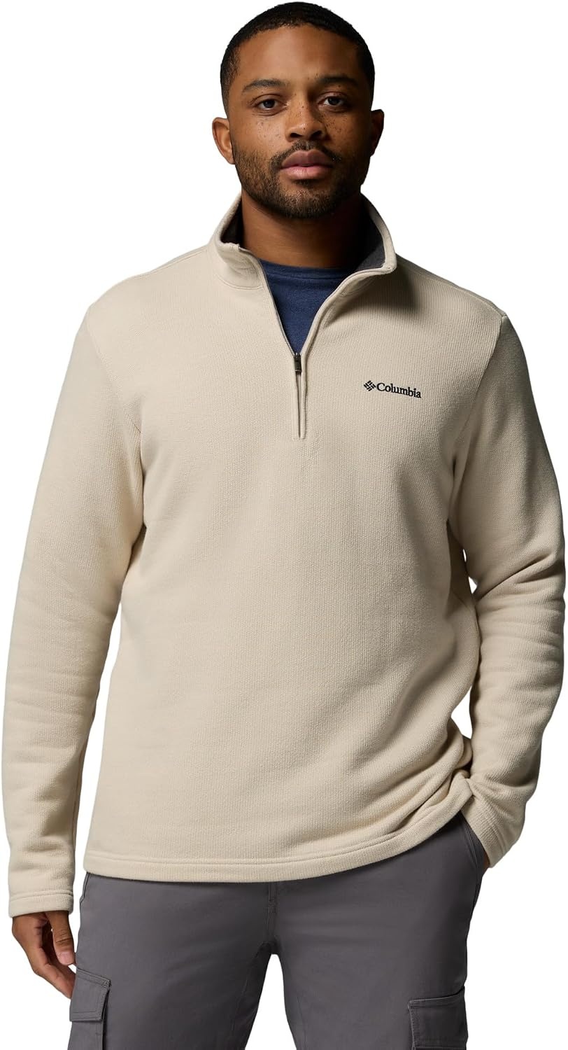 image:imageColumbia Mens Big Great Hart Mountain III Big amp Tall Half ZipDark Stone Heather