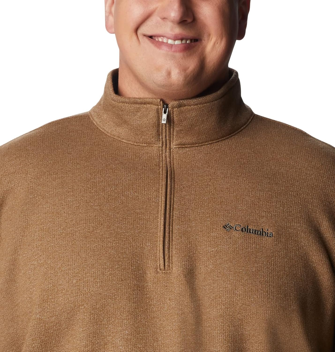 image:imageColumbia Mens Big Great Hart Mountain III Big amp Tall Half ZipDelta Heather