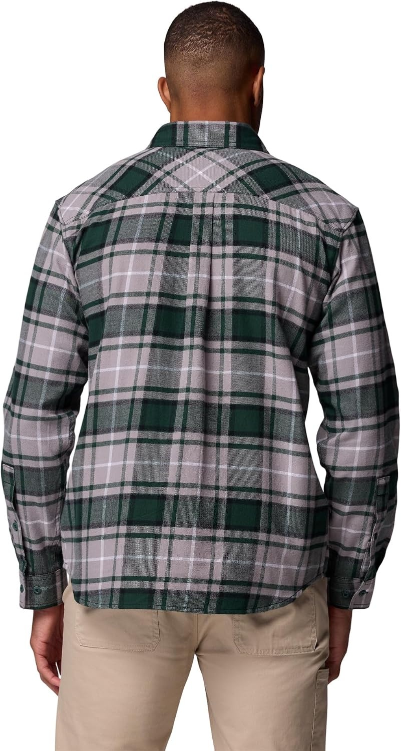 image:imageColumbia Mens Collegiate Flare Gun Flannel Long Sleeve ShirtMs Spruce Tartan