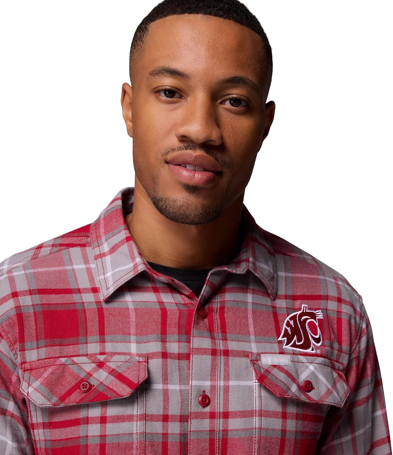 image:imageColumbia Mens Collegiate Flare Gun Flannel Long Sleeve ShirtWaz Red Velvet Tartan
