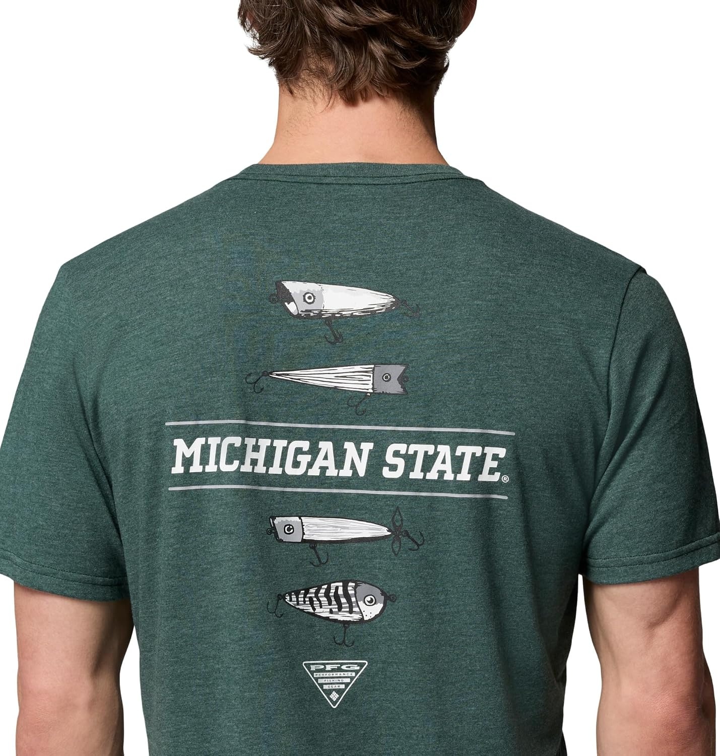 image:imageColumbia Mens Collegiate PFG Tee Short SleeveMs Spruce Heather