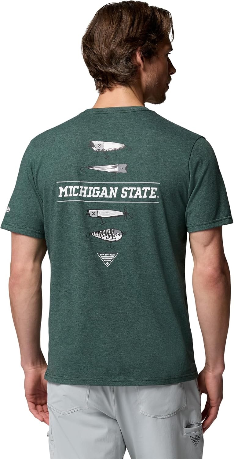 image:imageColumbia Mens Collegiate PFG Tee Short SleeveMs Spruce Heather