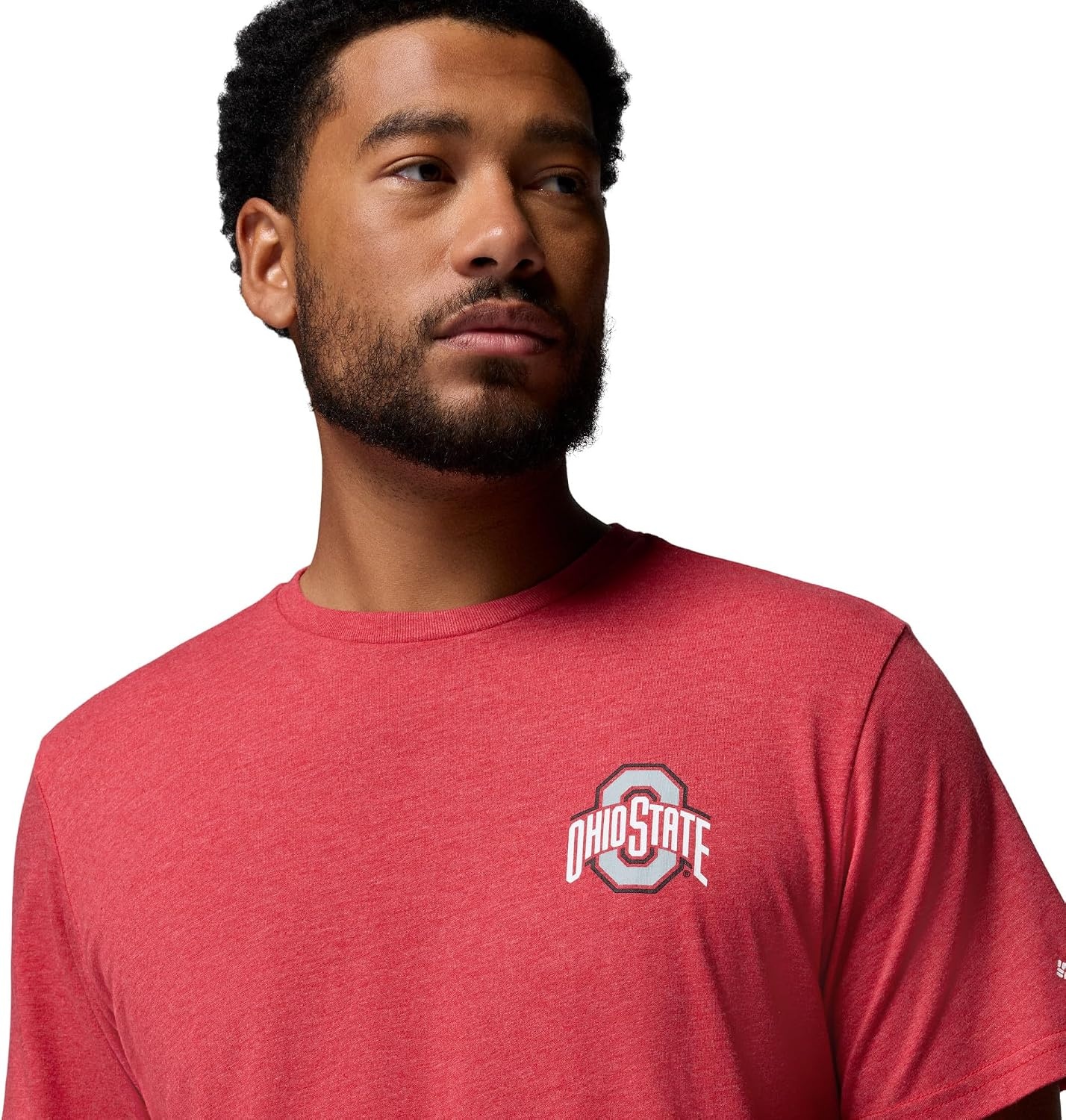 image:imageColumbia Mens Collegiate PFG Tee Short SleeveOs Intense Red Heather
