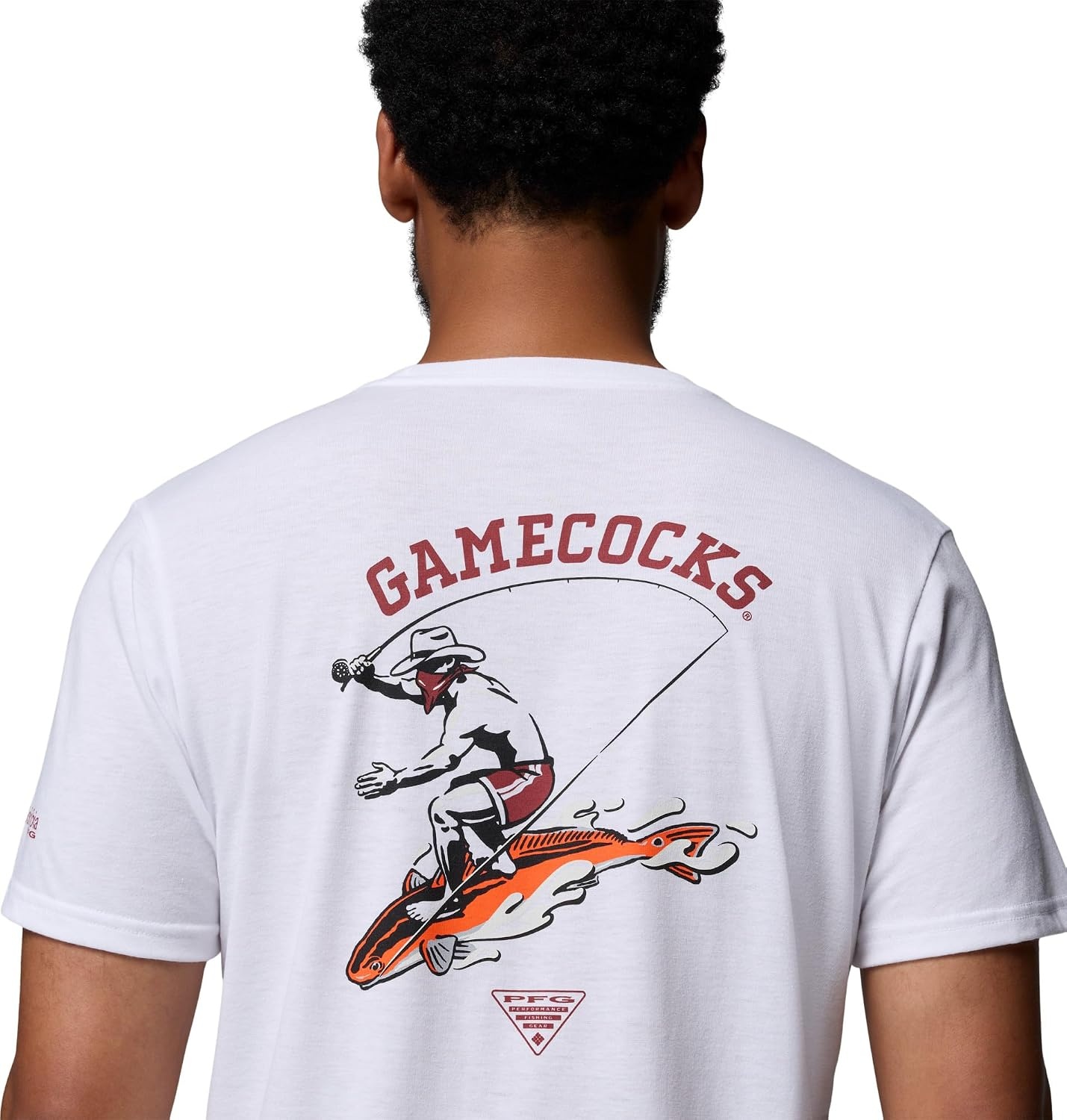 image:imageColumbia Mens Collegiate PFG Tee Short SleeveSc White