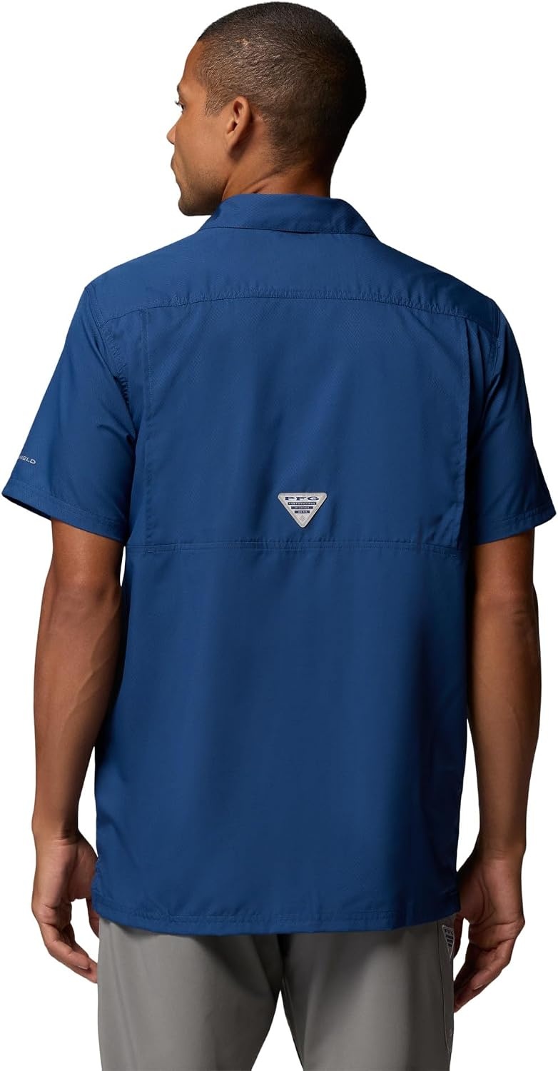 image:imageColumbia Mens Collegiate Slack Tide Camp ShirtLsu Carbon