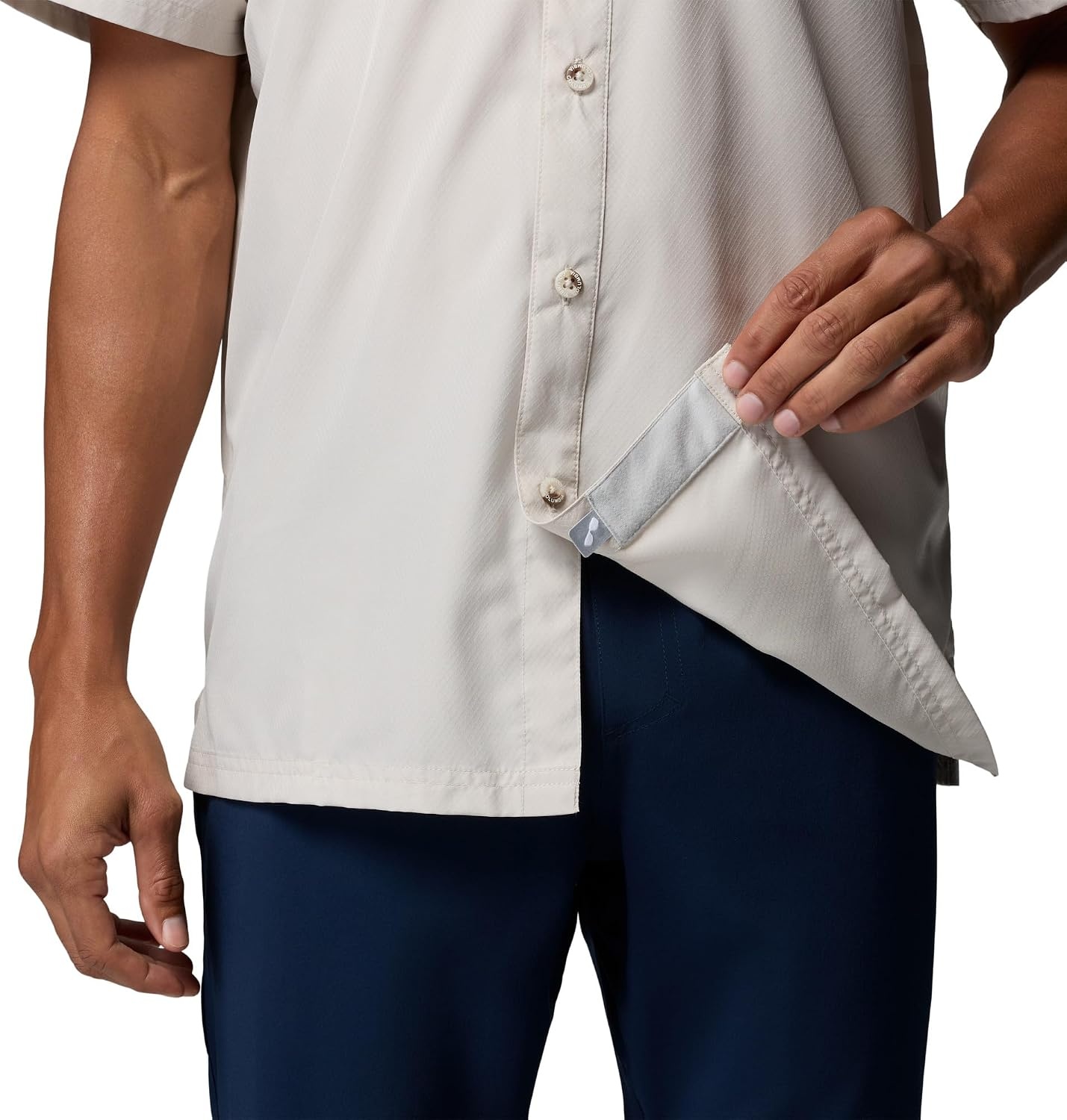 image:imageColumbia Mens Collegiate Slack Tide Camp ShirtOs Dark Stone