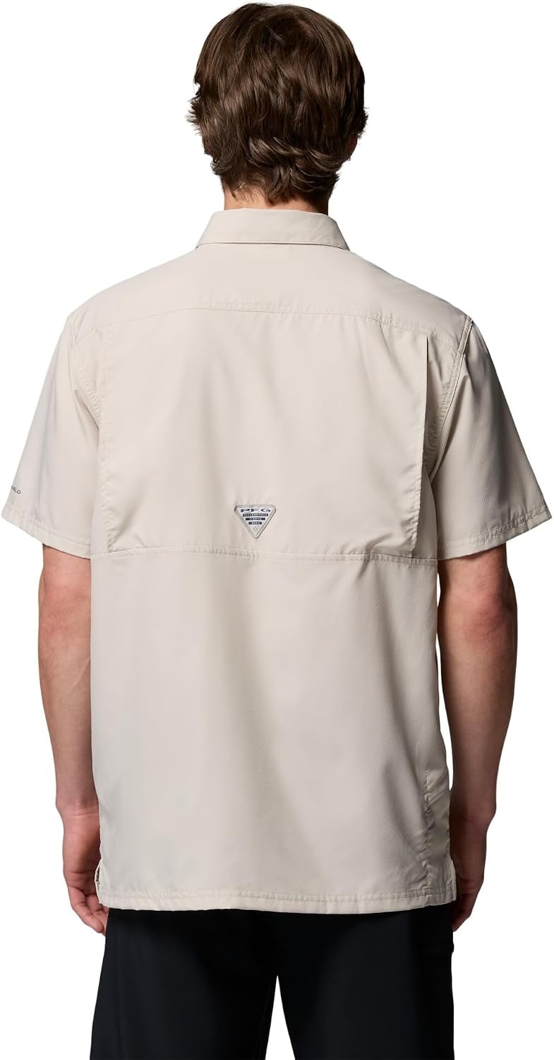 image:imageColumbia Mens Collegiate Slack Tide Camp ShirtUga Dark Stone