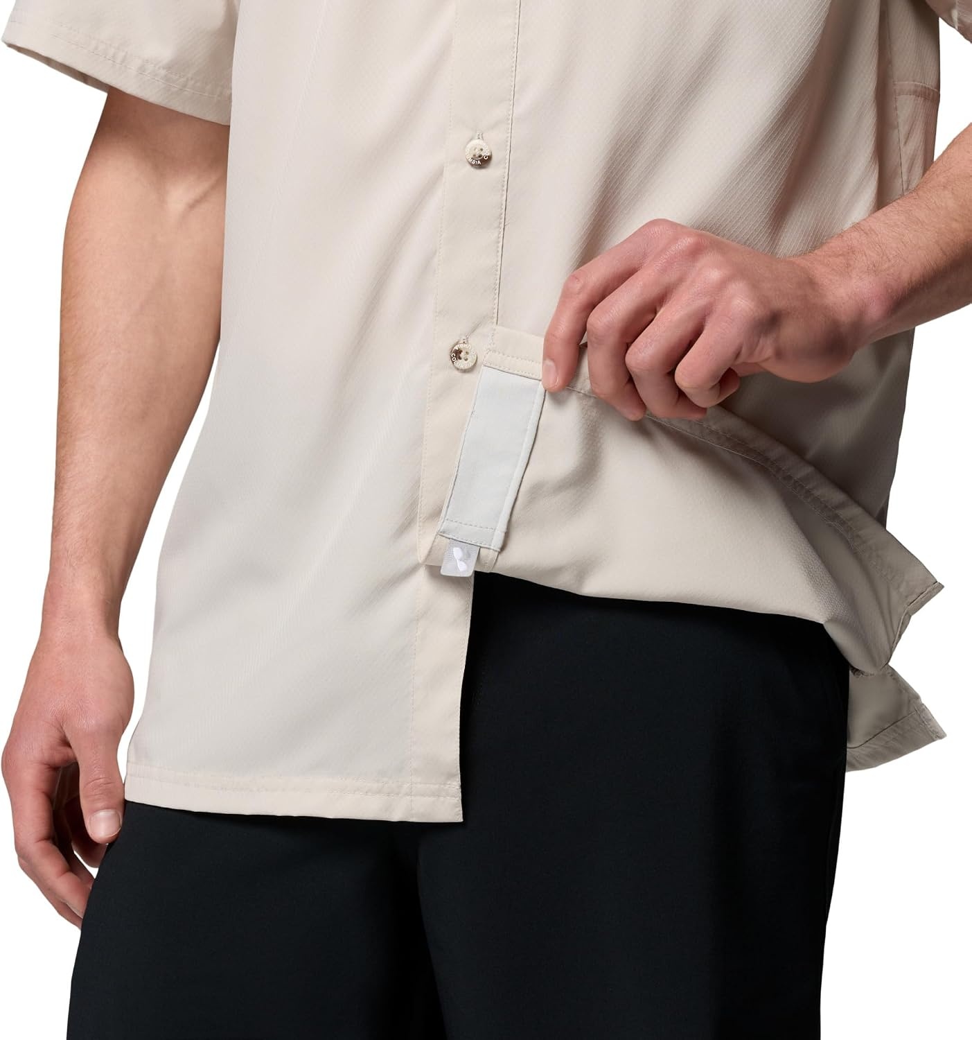 image:imageColumbia Mens Collegiate Slack Tide Camp ShirtUga Dark Stone