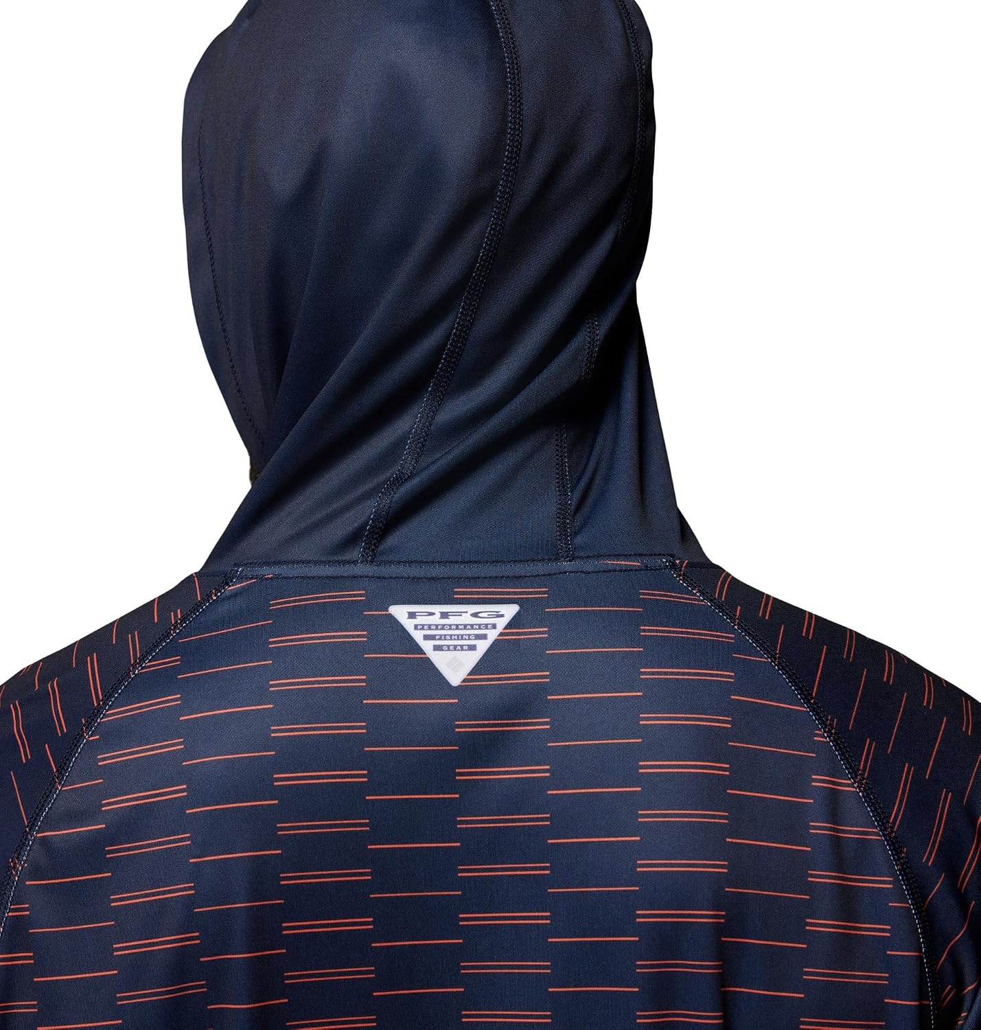 image:imageColumbia Mens Collegiate Super Terminal Tackle HoodieAub Collegiate NavySpark Orange
